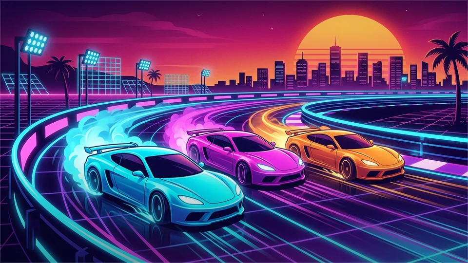 GNC Racing game card art